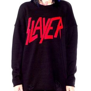SOLD OUT HTF Iron Fist Distressed Slayer Sweater